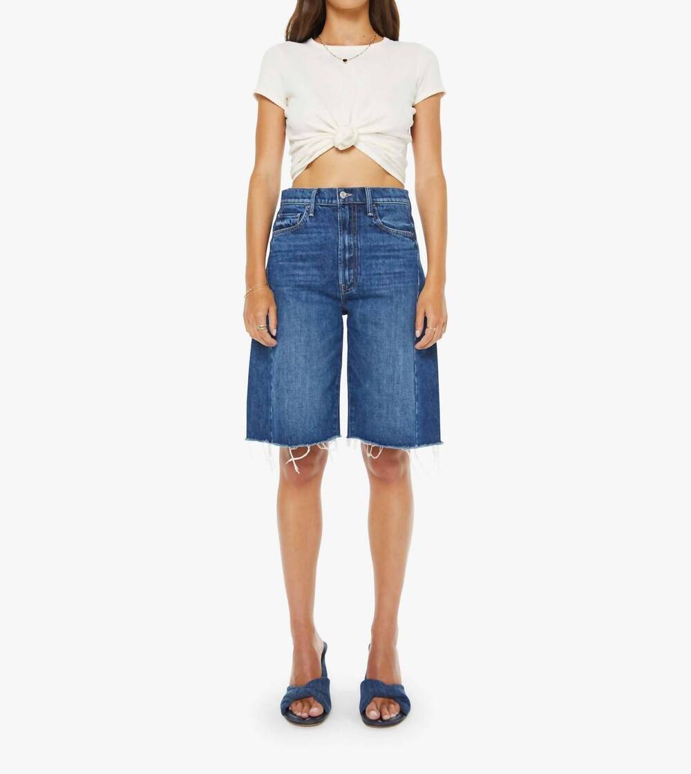 NEW MOTHER half-pipe bermuda fray shorts in did you bring me anything